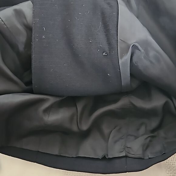 Thomo Women's Double-Breasted Cropped Blazer Small Black - Picture 10 of 16